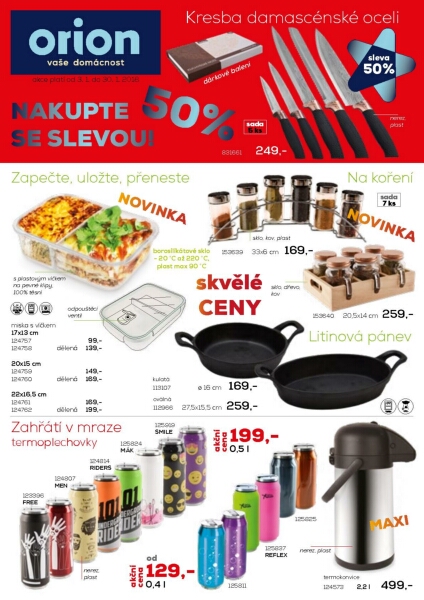 Orion leták - aktuální akční leták na tento týden | akcniletak.com